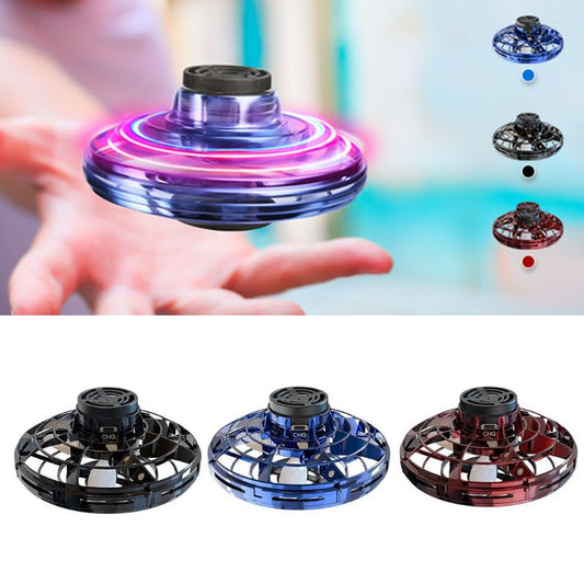 Mini Drone LED UFO Type Flying Helicopter Spinner Fingertip by PDPro