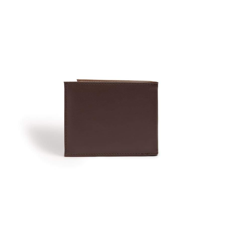 Brave Dark Brown Vegan Bifold Wallet-3