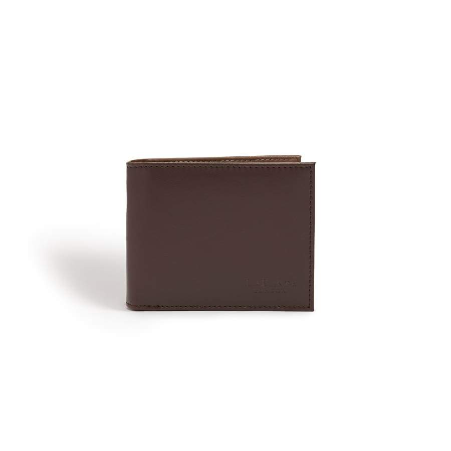 Brave Dark Brown Vegan Bifold Wallet-0