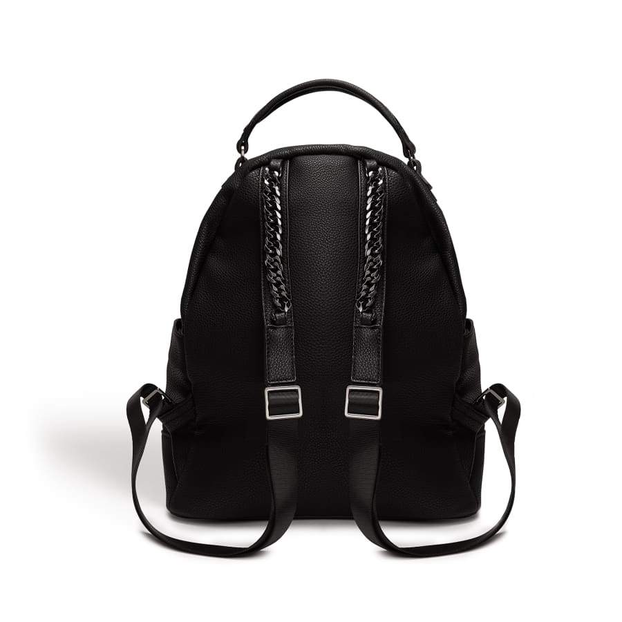 Camberwell Black Quilted Vegan Backpack-3