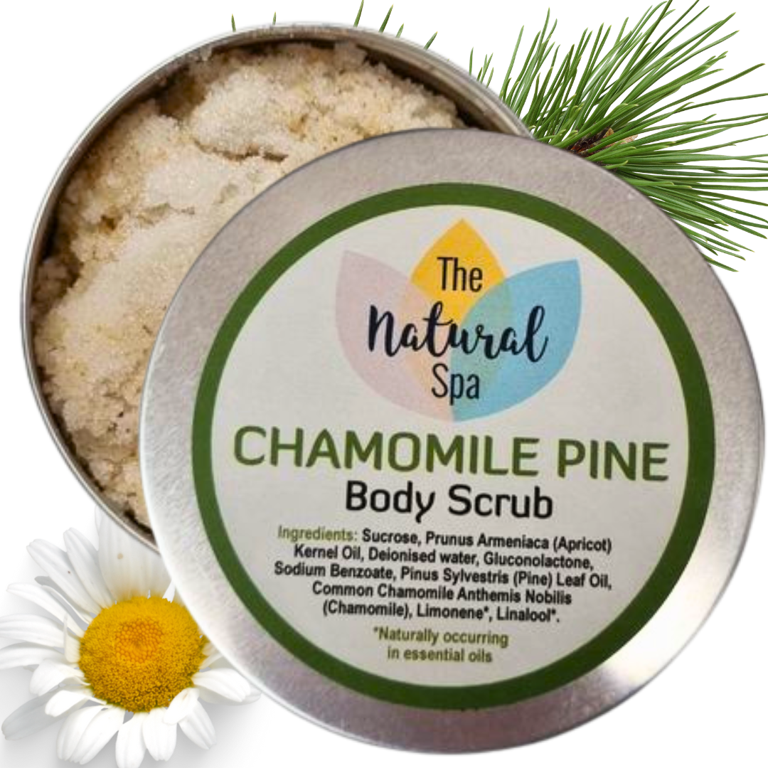 Chamomile Pine Body Scrub - 3 different size option-1