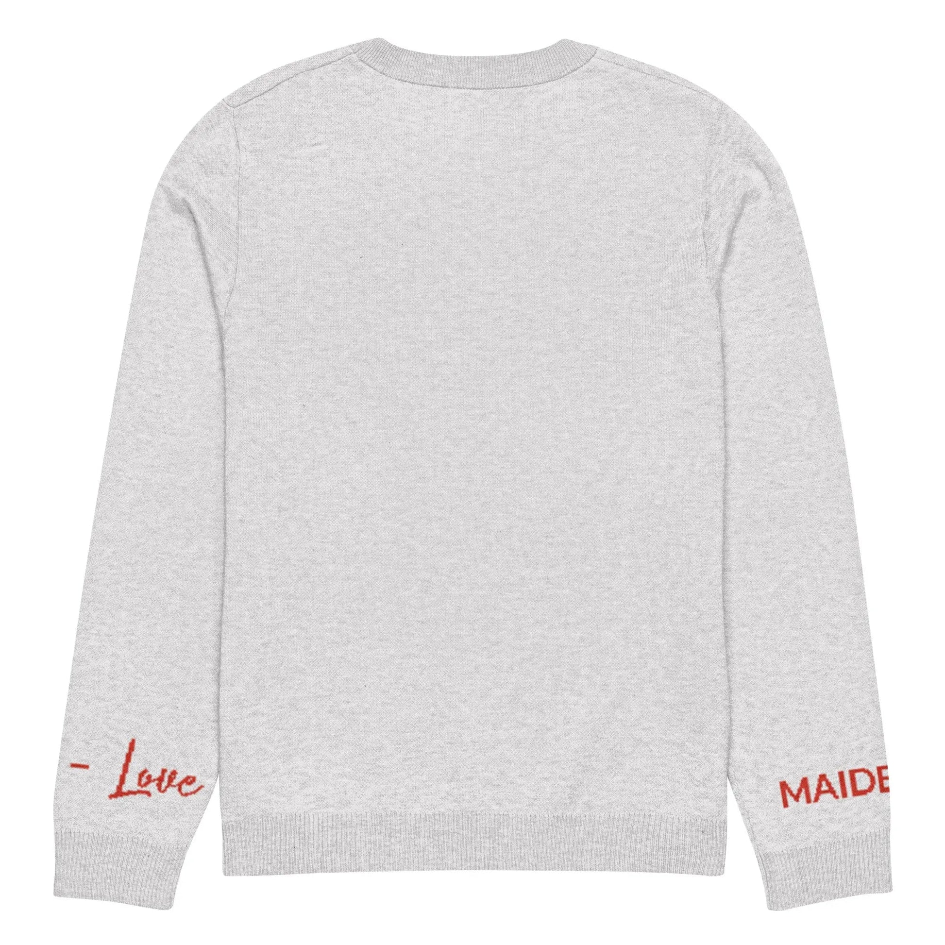 Heart - Knitted crew neck sweater BLEACH-1