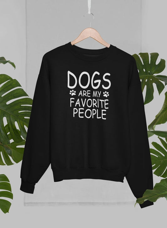 Dogs Are My Favorite People Sweat Shirt-0