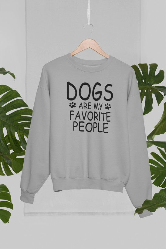 Dogs Are My Favorite People Sweat Shirt-2