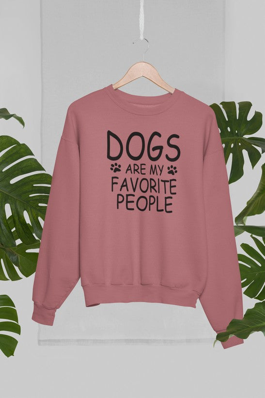 Dogs Are My Favorite People Sweat Shirt-3