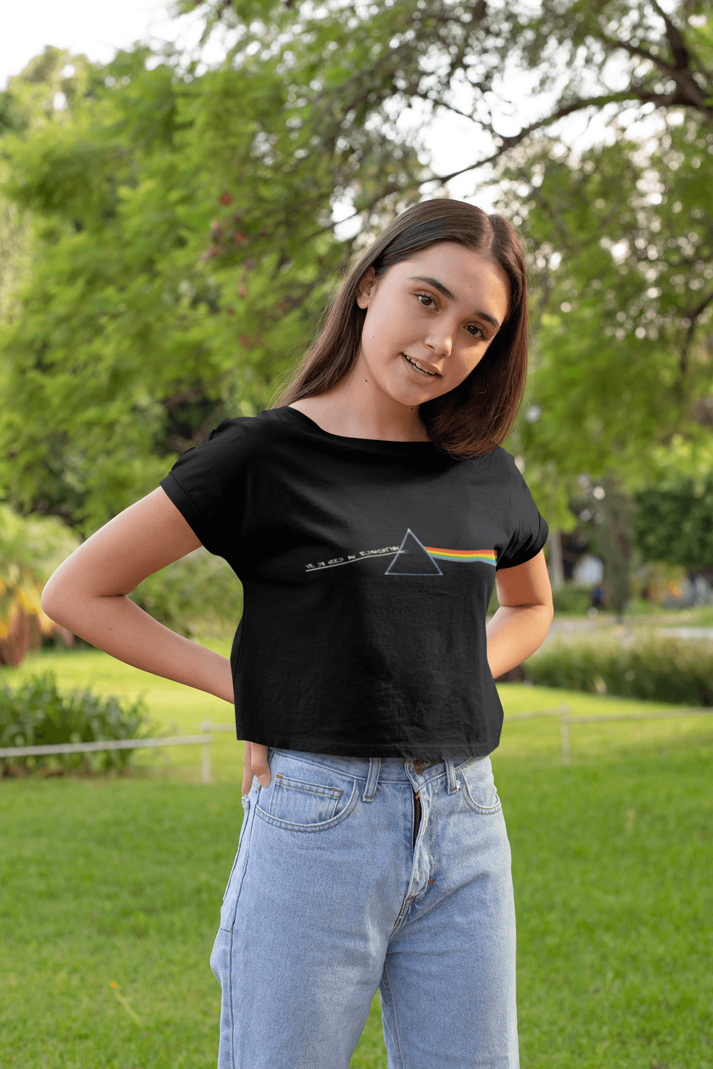 We Do Need an Education Organic Cotton Crop Top-3