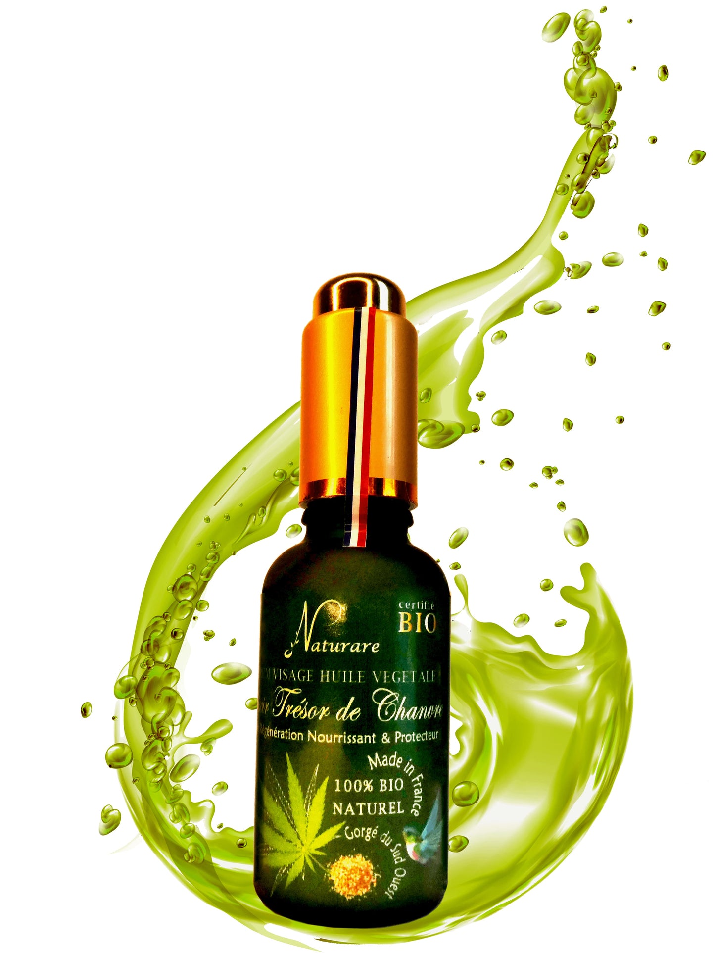 Organic Hemp Treasure Elixir Vegetable Oil Serum by PDPro