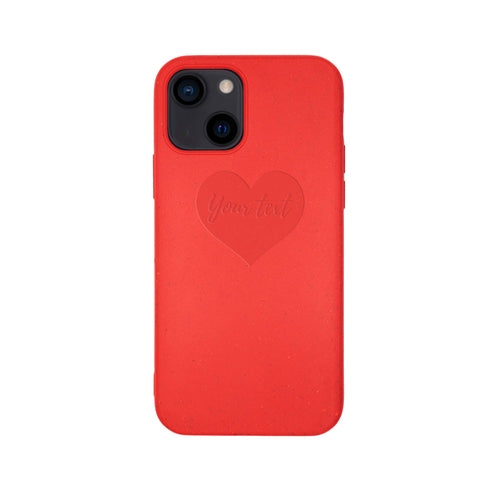 BIODEGRADABLE PERSONALIZED PHONE CASE - RED by PDPro