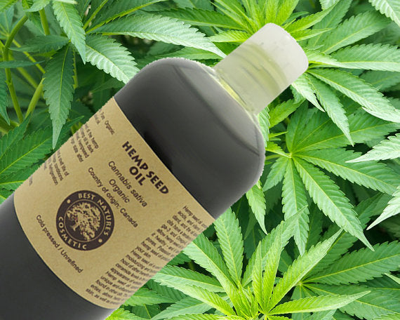 100% Pure Hemp Seed Oil (organic, cold pressed) by PDPro