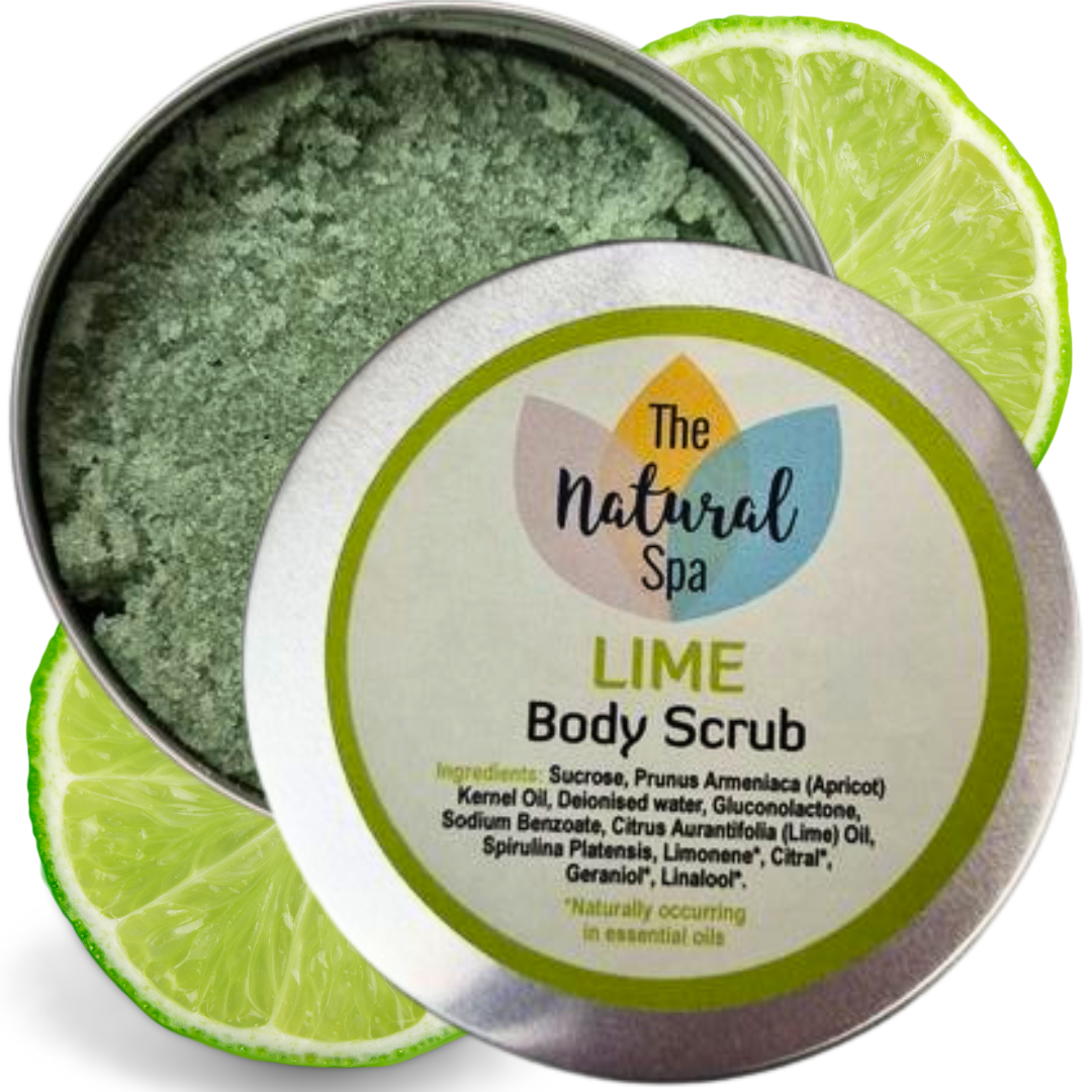 lime Body Scrub - 3 different size option-5