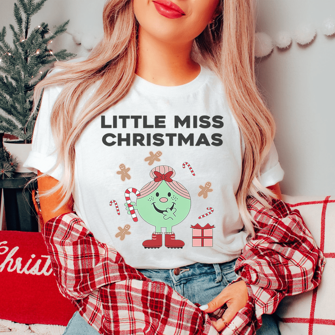 Little Miss Christmas Tee-1