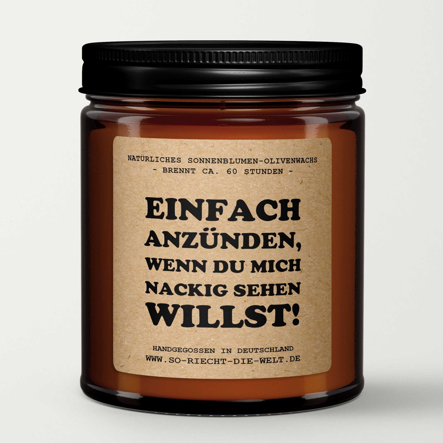 Einfach anzünden, wenn Du mich nackig sehen willst, Duftkerze, Kerze, Freund Geschenk Kerze, Jubiläumsgeschenk, Geburtstagsgeschenk für ihn, Jubiläumsgeschenk für ihn, Freund-2