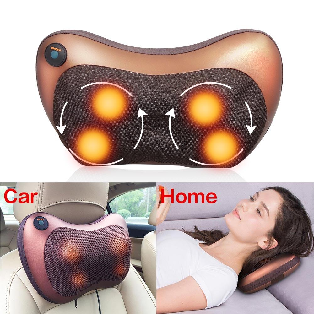 PORTABLE 4 HEADS MASSAGE PILLOW by PDPro