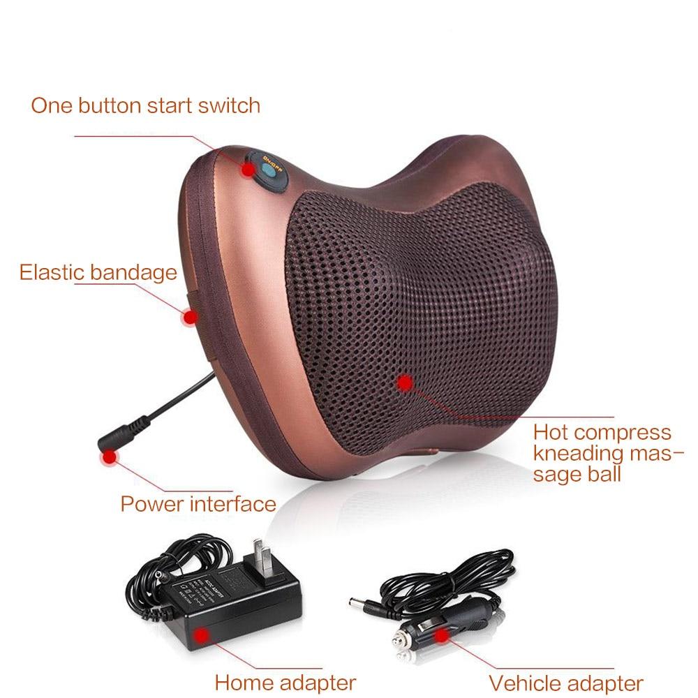 PORTABLE 4 HEADS MASSAGE PILLOW by PDPro