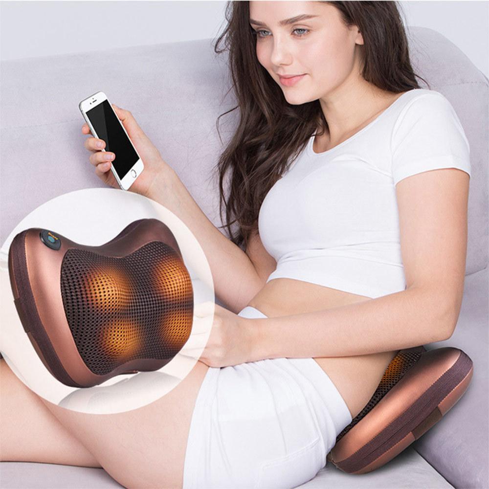 PORTABLE 4 HEADS MASSAGE PILLOW by PDPro