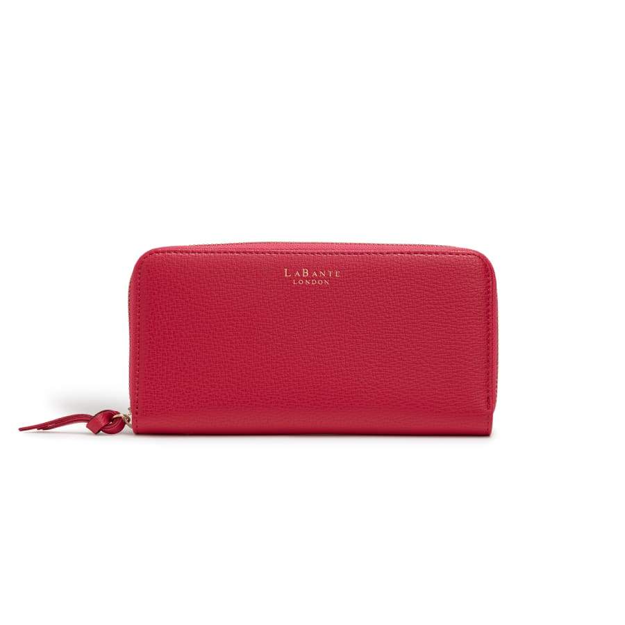 Serene Pink Vegan Zip Around Wallet-0