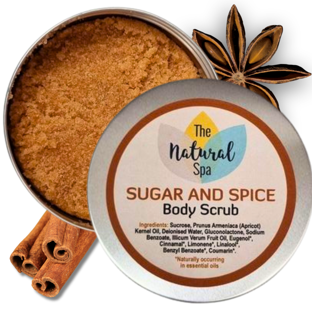 Sugar and Spice Body Scrub 3 different size options-5