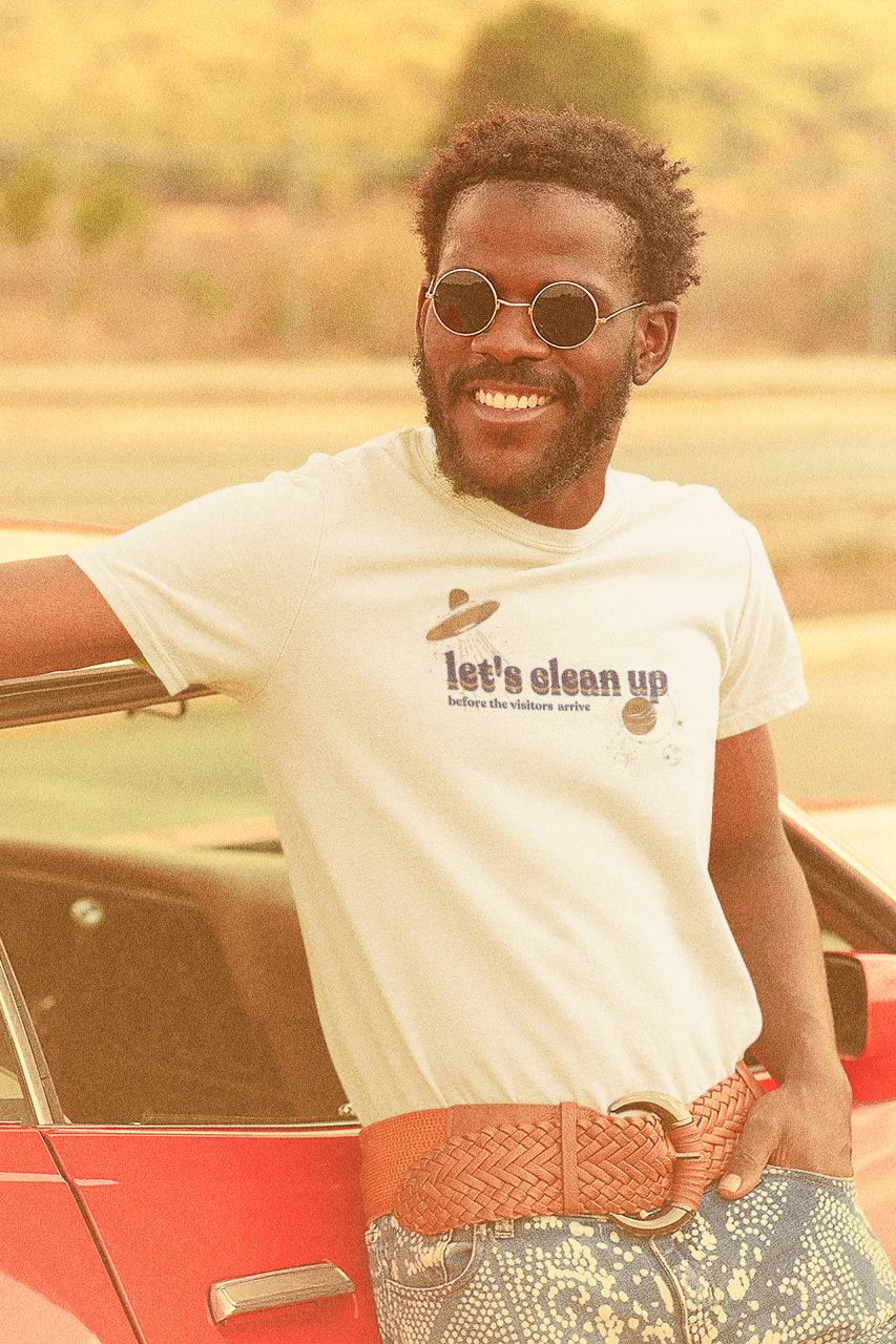 Let's Clean Up Unisex Organic Cotton Tee-0