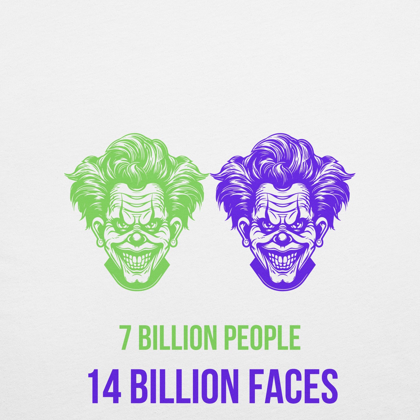 Unisex 'The Joker' T-Shirt – White | Limited Edition Graphic Tee